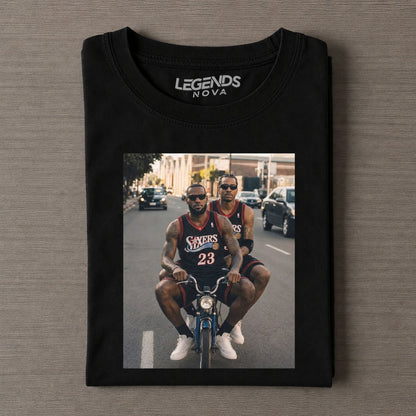 LeBron James & Allen Iverson Funny Tee