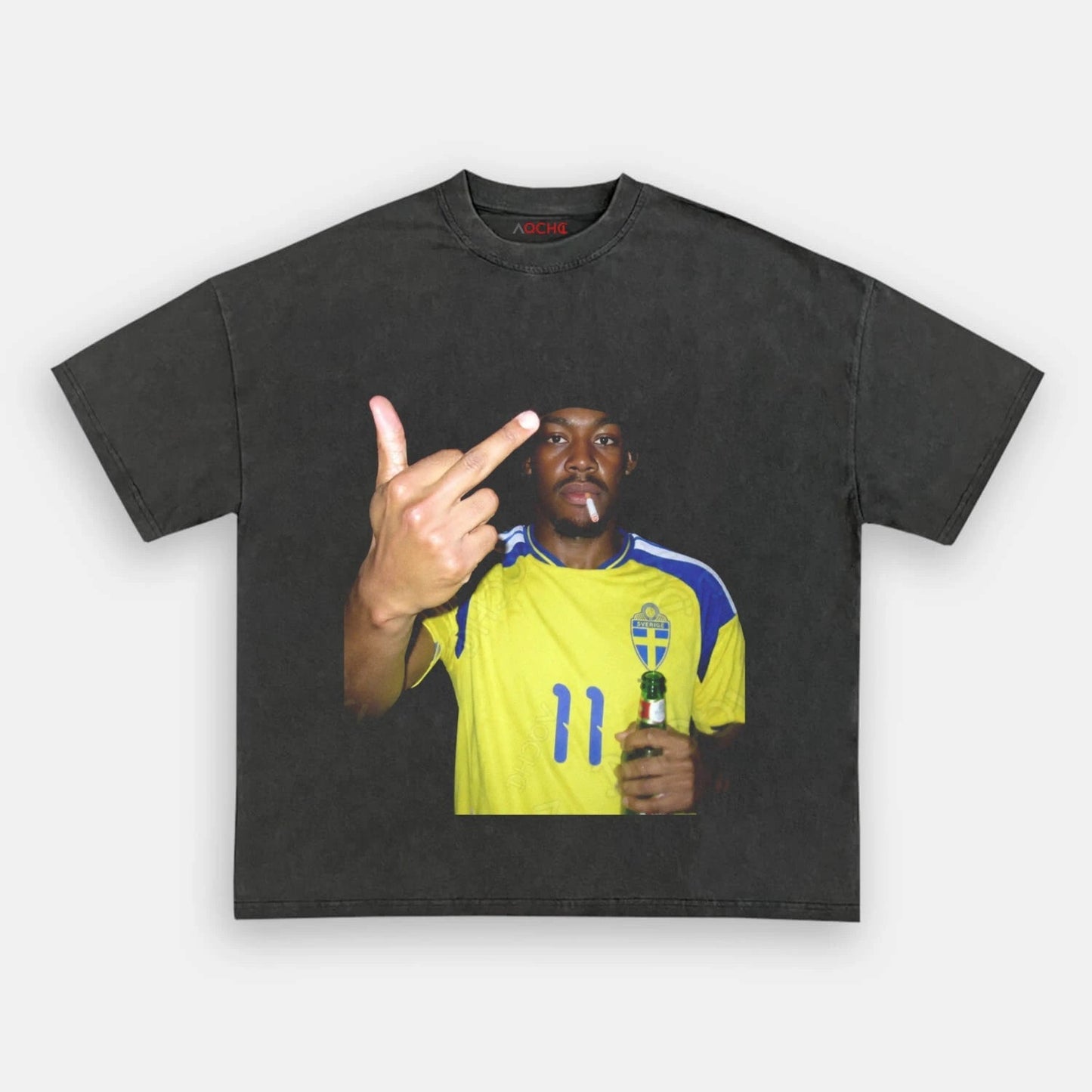 T-shirt style football Suède 7