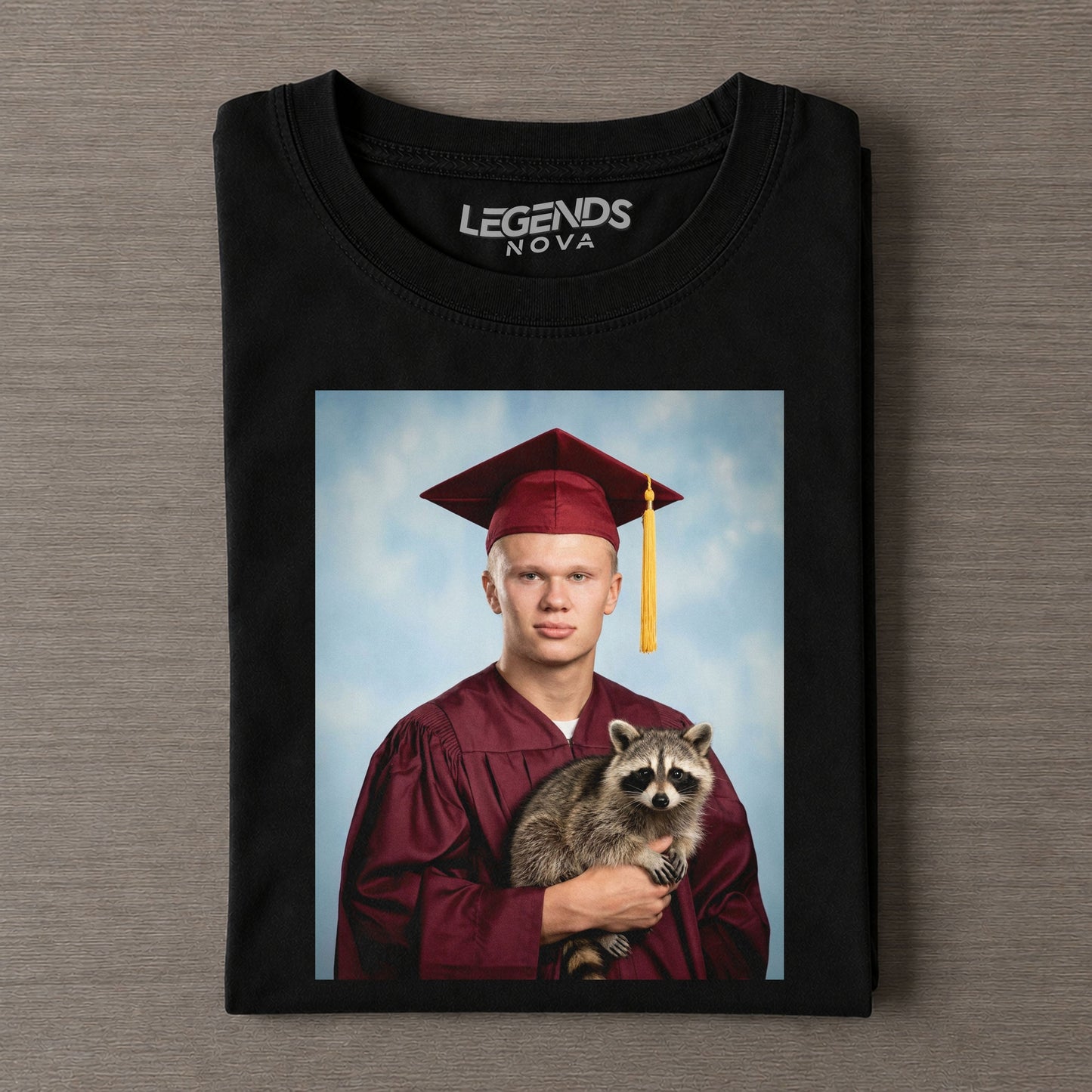 “Others hold trophies after matches, I hold my raccoon”T-shirt