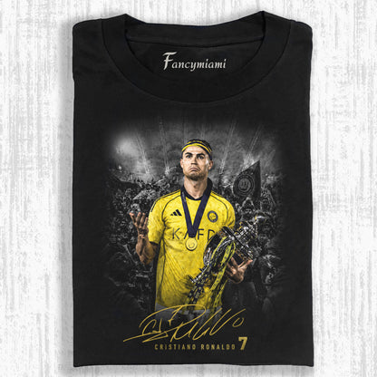VINTAGE YELLOW KIT FOOTBALL CHAMP DISTRESSED TEE