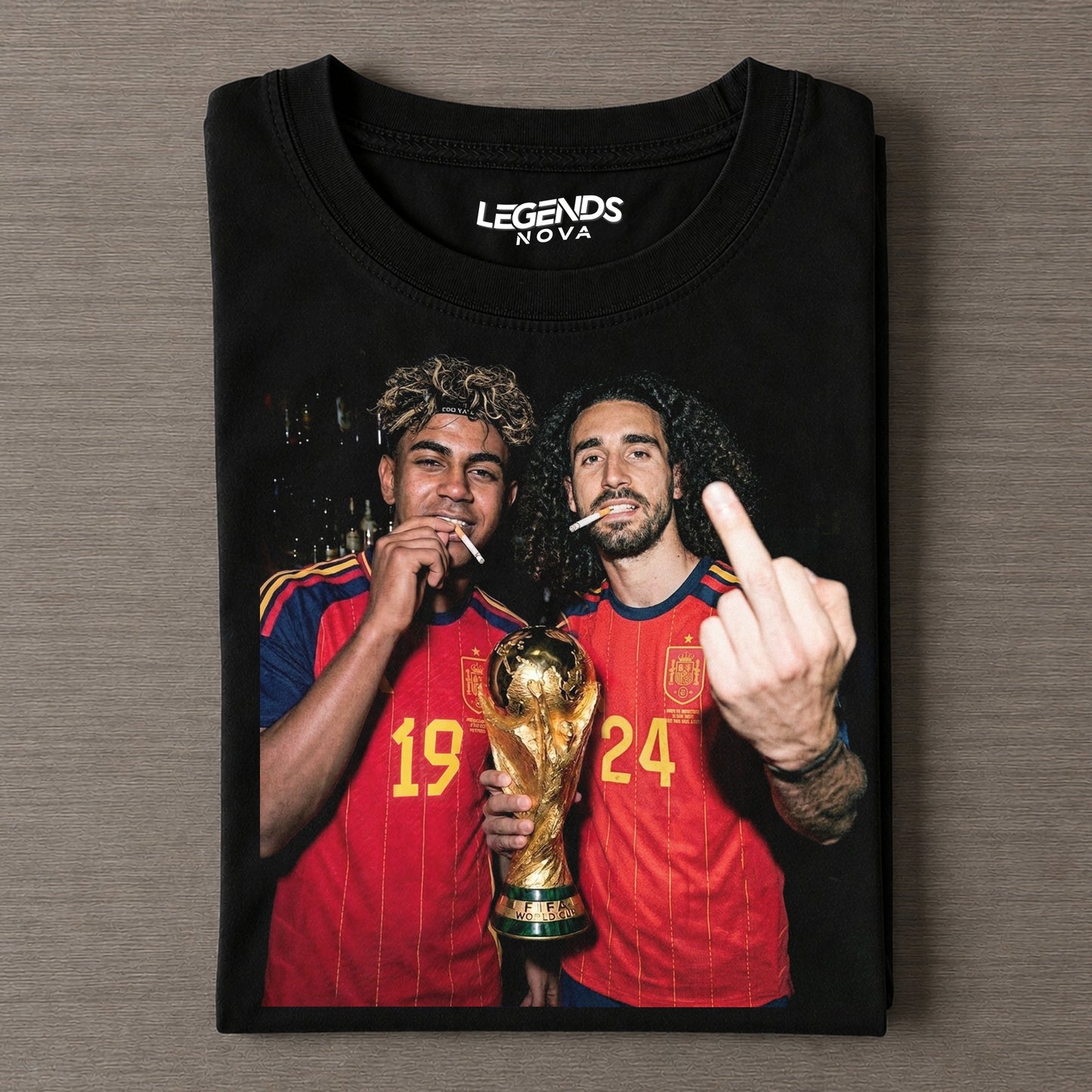 Lamine Yamal & Marc Cucurella FIFA 2026 Champion Tee