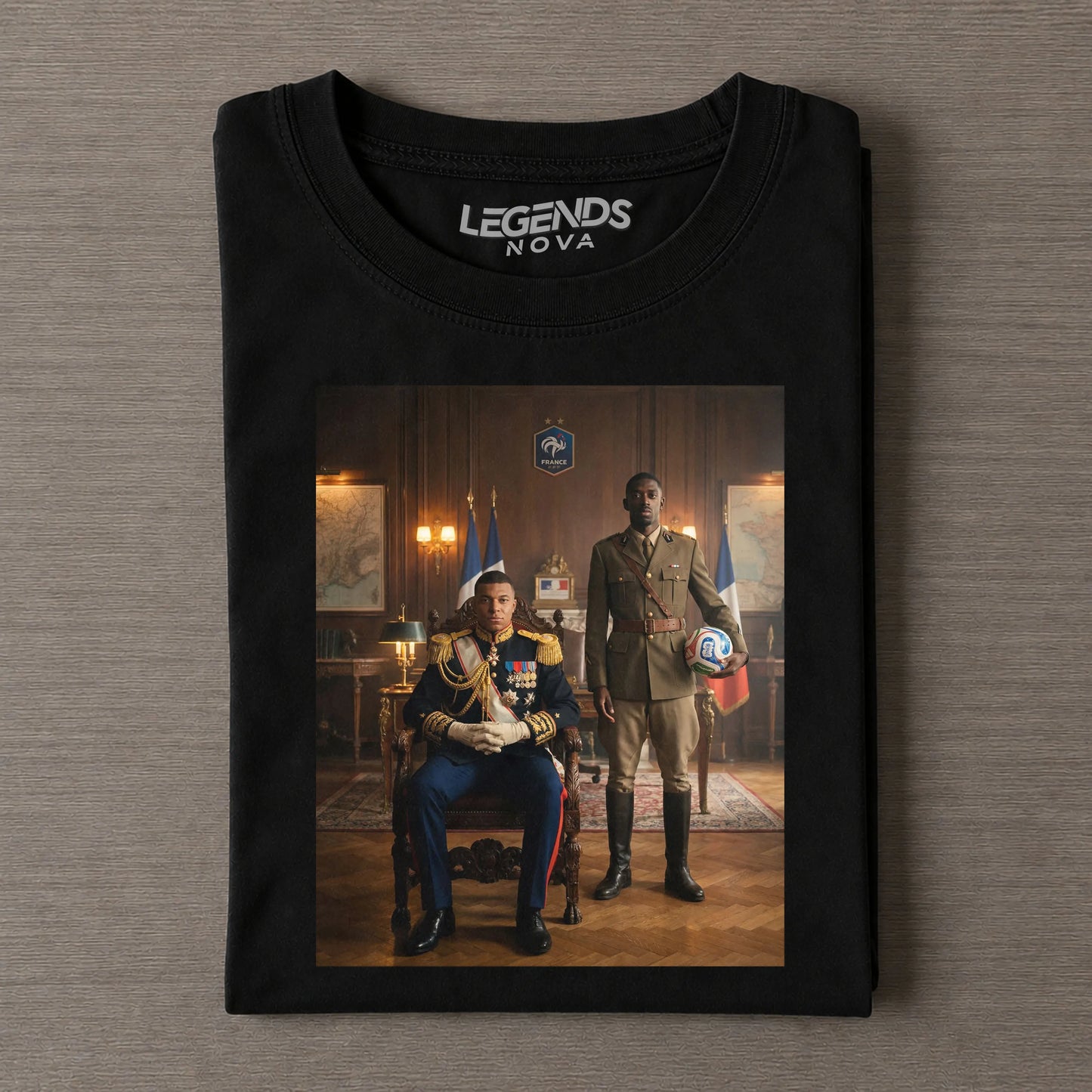 Ousmane Dembélé & Kylian Mbappé France Tee