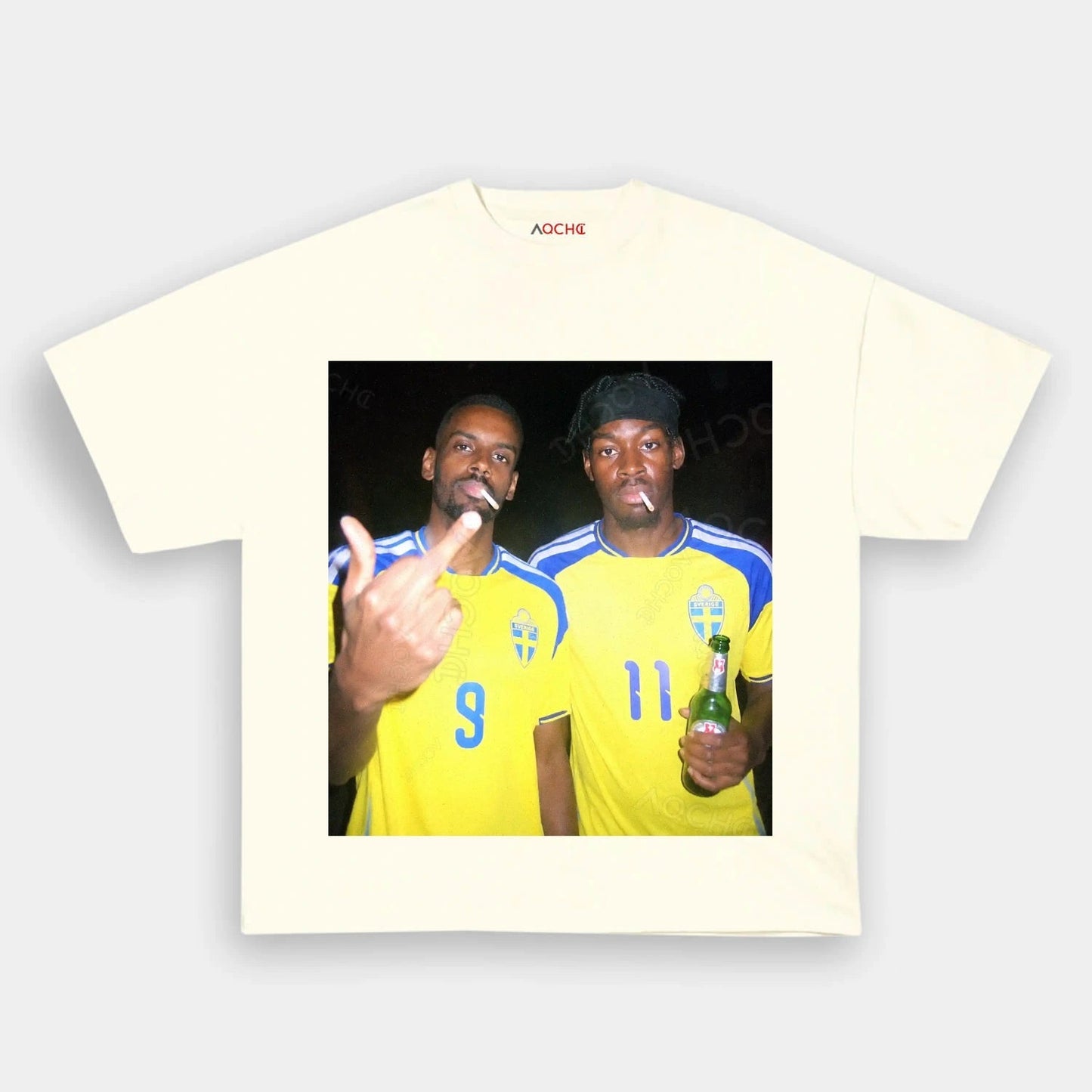 Sweden Football Style Tee 2.6