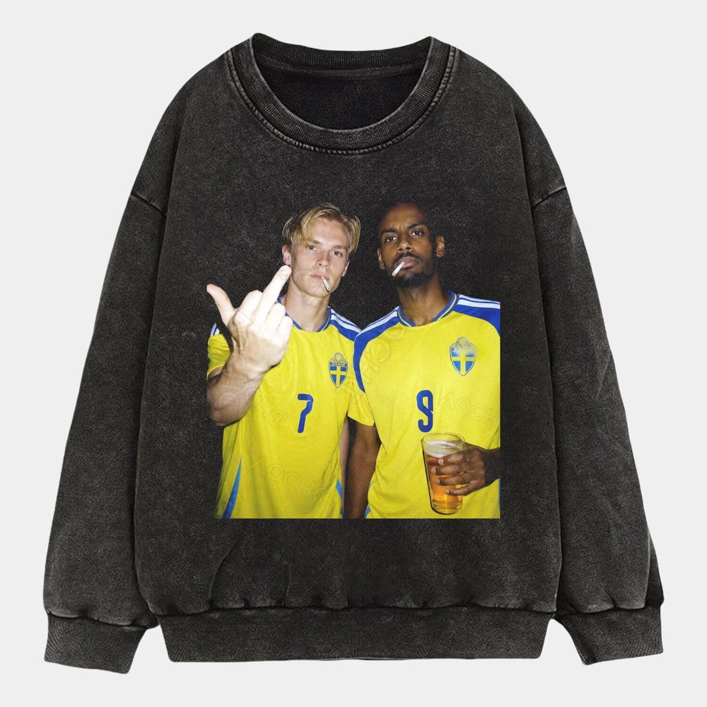Sweden Football Style Tee 2.3