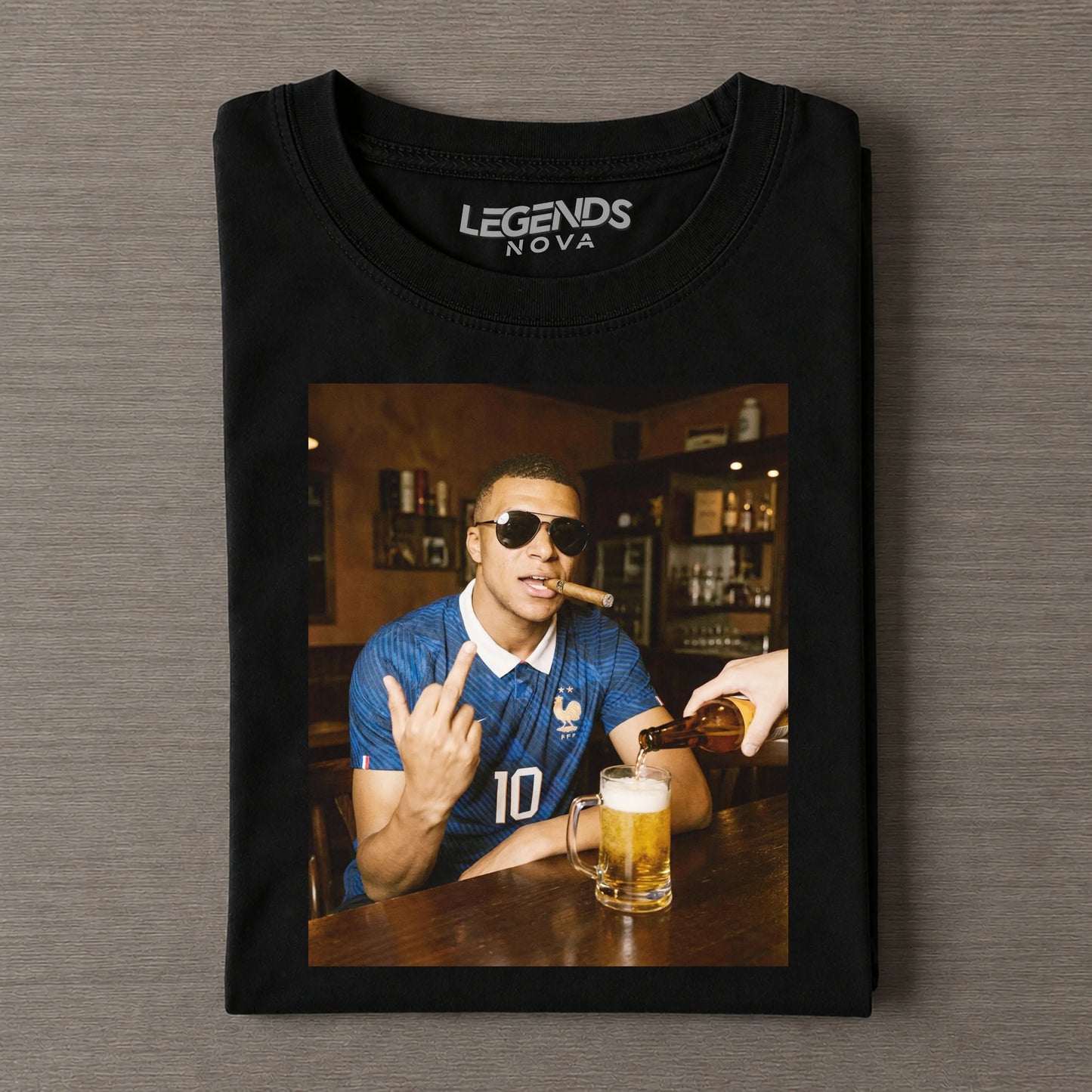 Kylian Mbappé France Funny Vintage Tee
