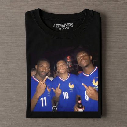 Kylian Mbappé & Michael Olise & Rayan Cherki & Aurélien Tchouaméni France Team Tee