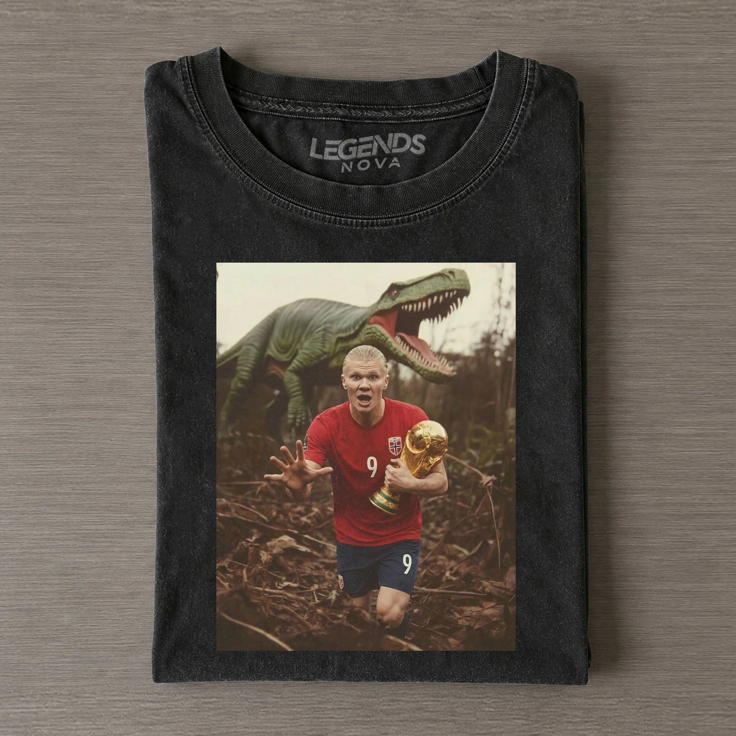 Norway Haaland Funny Vintage Tee