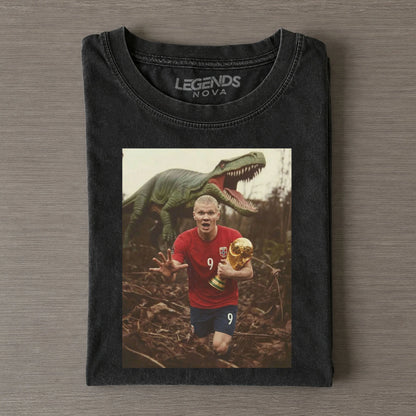 Norway Haaland Funny Vintage Tee