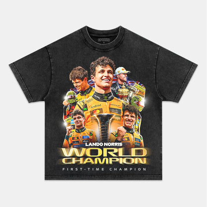 LANDO NORRIS 2025 WORLD CHAMPION V3 TEE