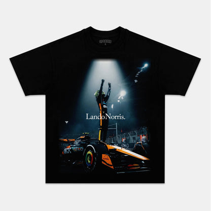 LANDO NORRIS 2025 WORLD CHAMPION V4 TEE