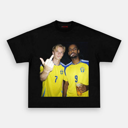Sweden Football Style Tee 2.3