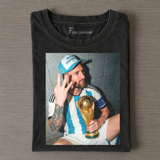 SOUTH AMERICA FOOTBALL GLORY MOMENT VINTAGE TEE