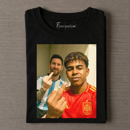 DUAL SOCCER ATHLETE VINTAGE FILMPRINT T-SHIRT