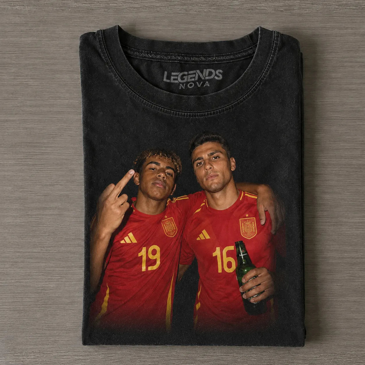 Lamine Yamal & Rodri Spain 2026 Vintage Tee