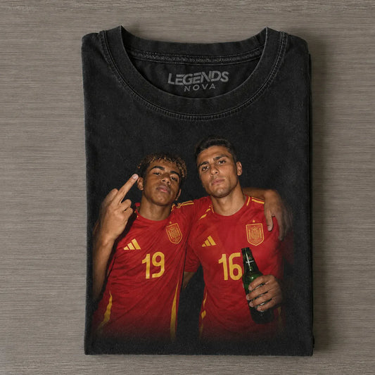 Lamine Yamal & Rodri Spain 2026 Vintage Tee