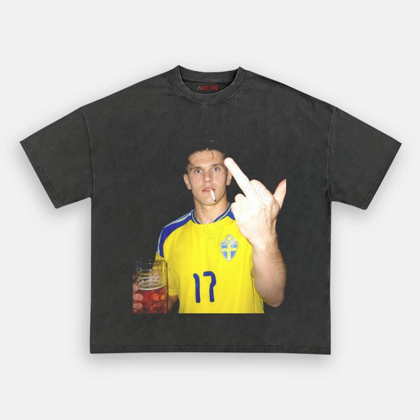 Tee style football Suède 9