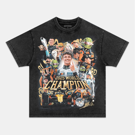LANDO NORRIS 2025 WORLD CHAMPION V2 TEE