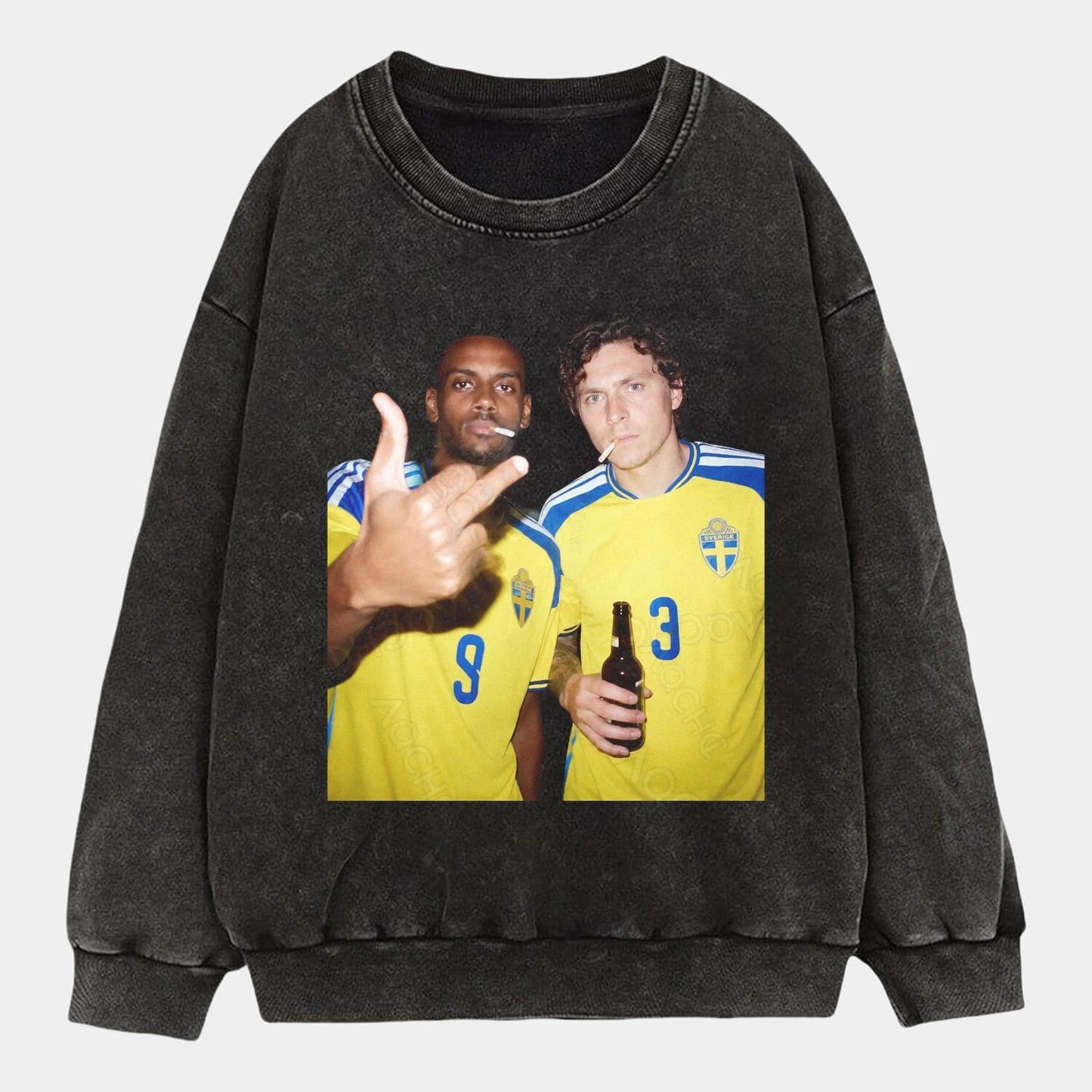 Sweden Football Style Tee 2.1