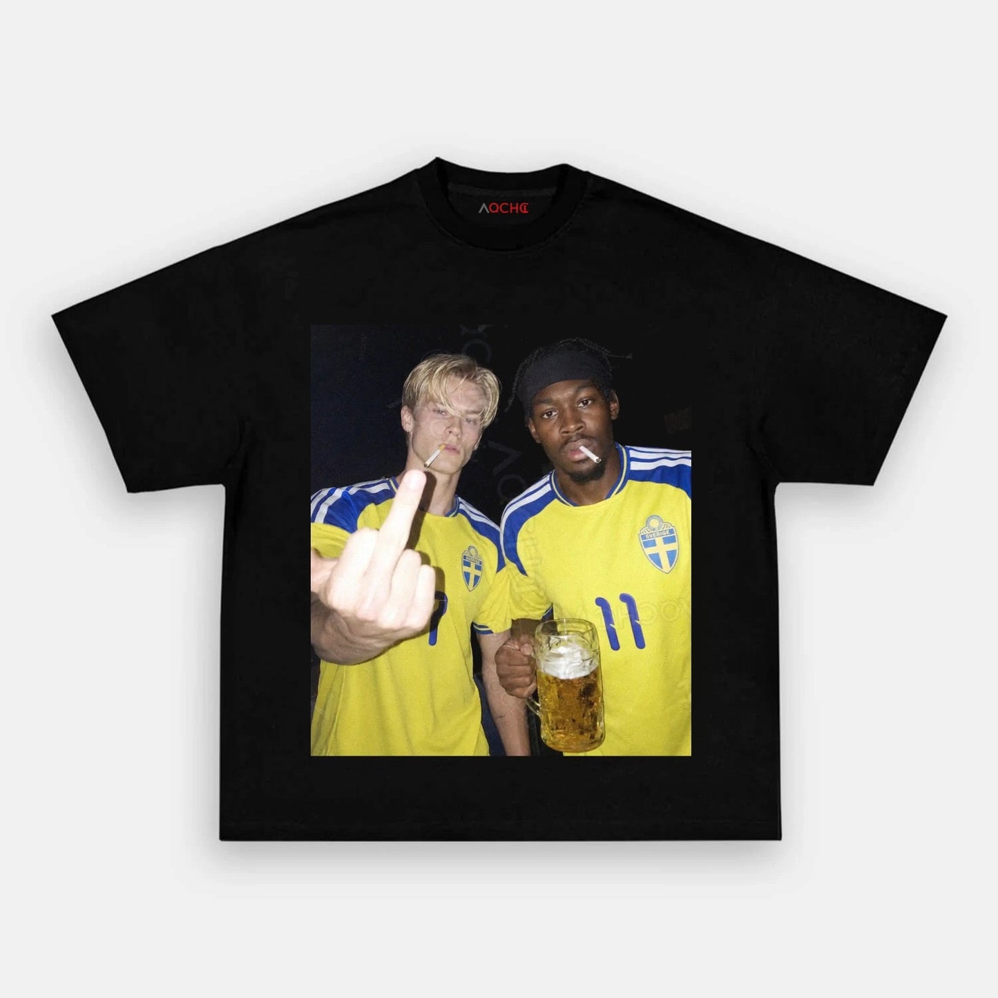 Sweden Football Style Tee 3.2