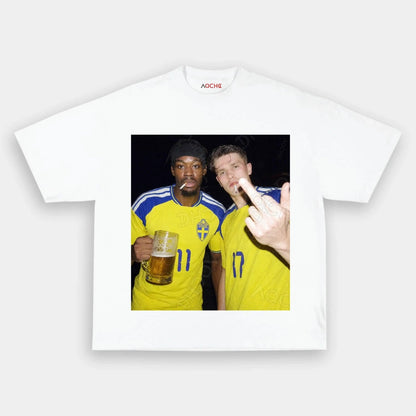 Sweden Football Style Tee 3.5
