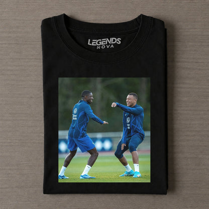 Kylian Mbappé & Ousmane Dembélé France T-Shirt