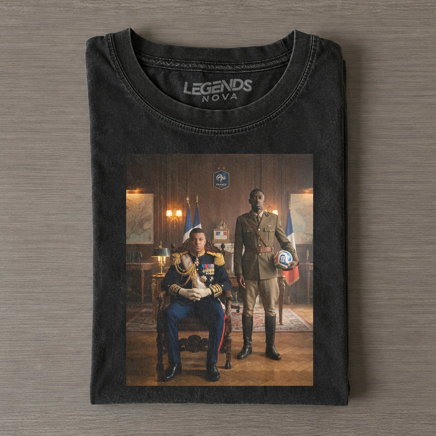 Ousmane Dembélé & Kylian Mbappé France Tee