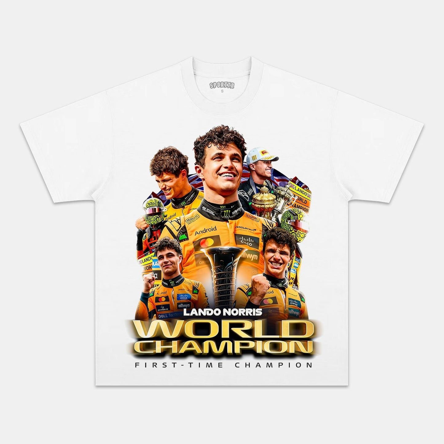 LANDO NORRIS 2025 WORLD CHAMPION V3 TEE