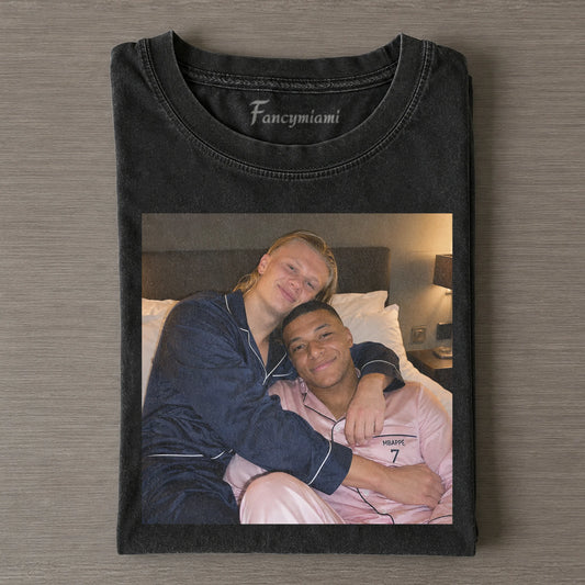 Vintage Portrait-Style Dual-Sport Athlete TEE
