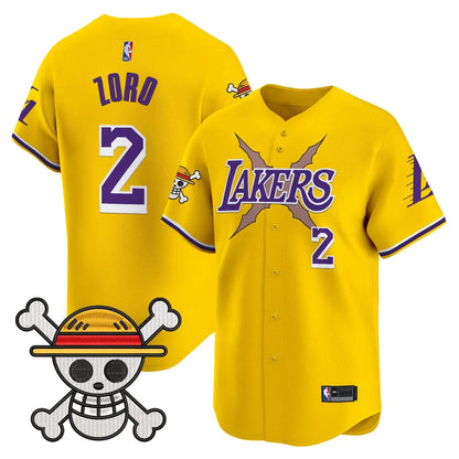 Men's Los Angeles Lakers x One Piece Vapor Premier Limited Jersey - Stitched