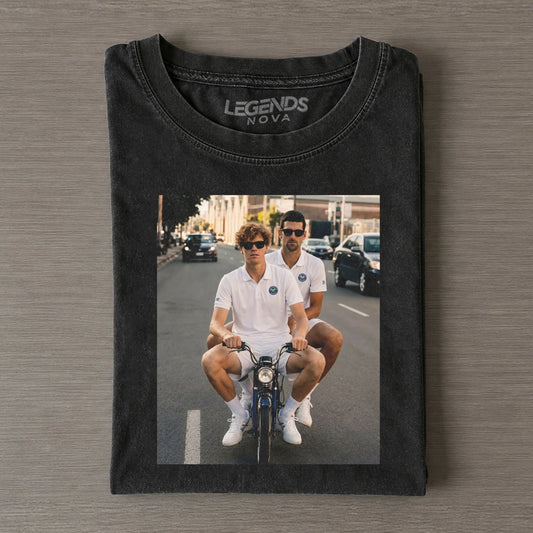 Wimbledon 2026 Men's Singles Germany Novak Djokovic & Italy Jannik Sinner T-shirt