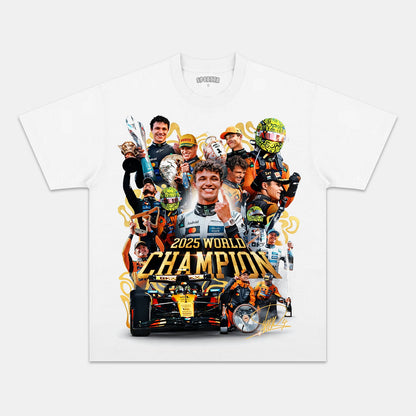 LANDO NORRIS 2025 WORLD CHAMPION V2 TEE