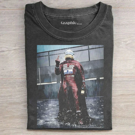 The King Of Rain Senna F1 Legend T-shirt