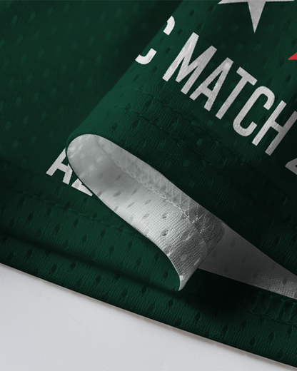 TheRetroTee Mexico Flag Matching Mesh Jersey