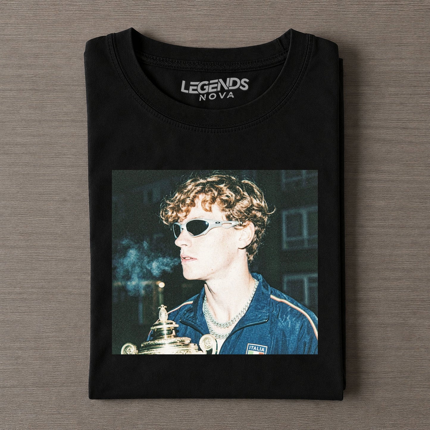 Wimbledon 2026 Men's Singles Champion Italy Jannik Sinner T-shirt