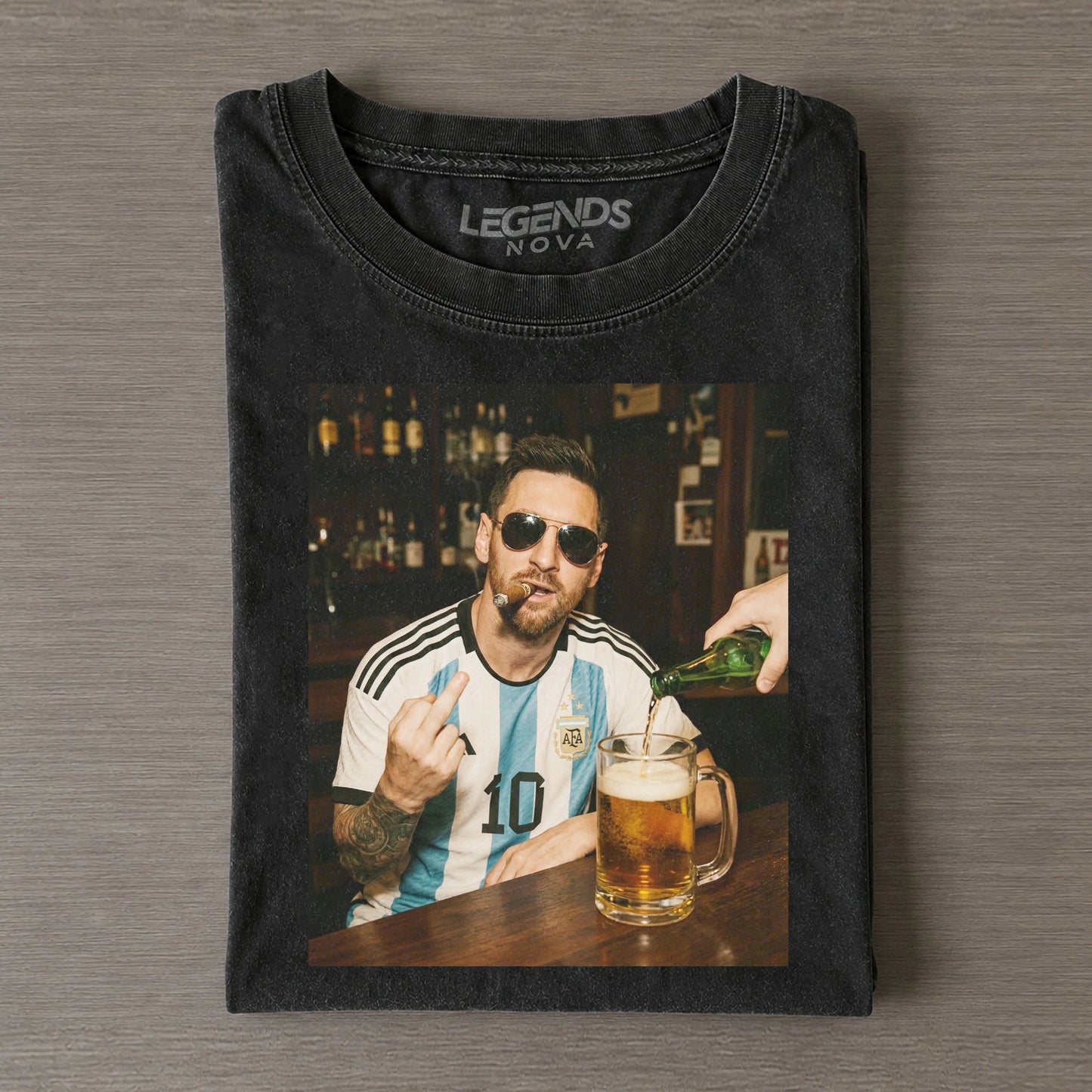 Argentina Messi Funny Vintage Tee