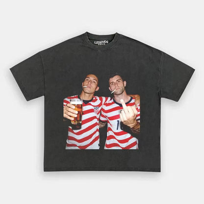 Sergiño Dest & Christian Pulisic American Soccer Style Tee 1.2