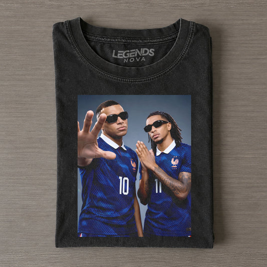 Kylian Mbappé & Michael OliseFrance Team Tee