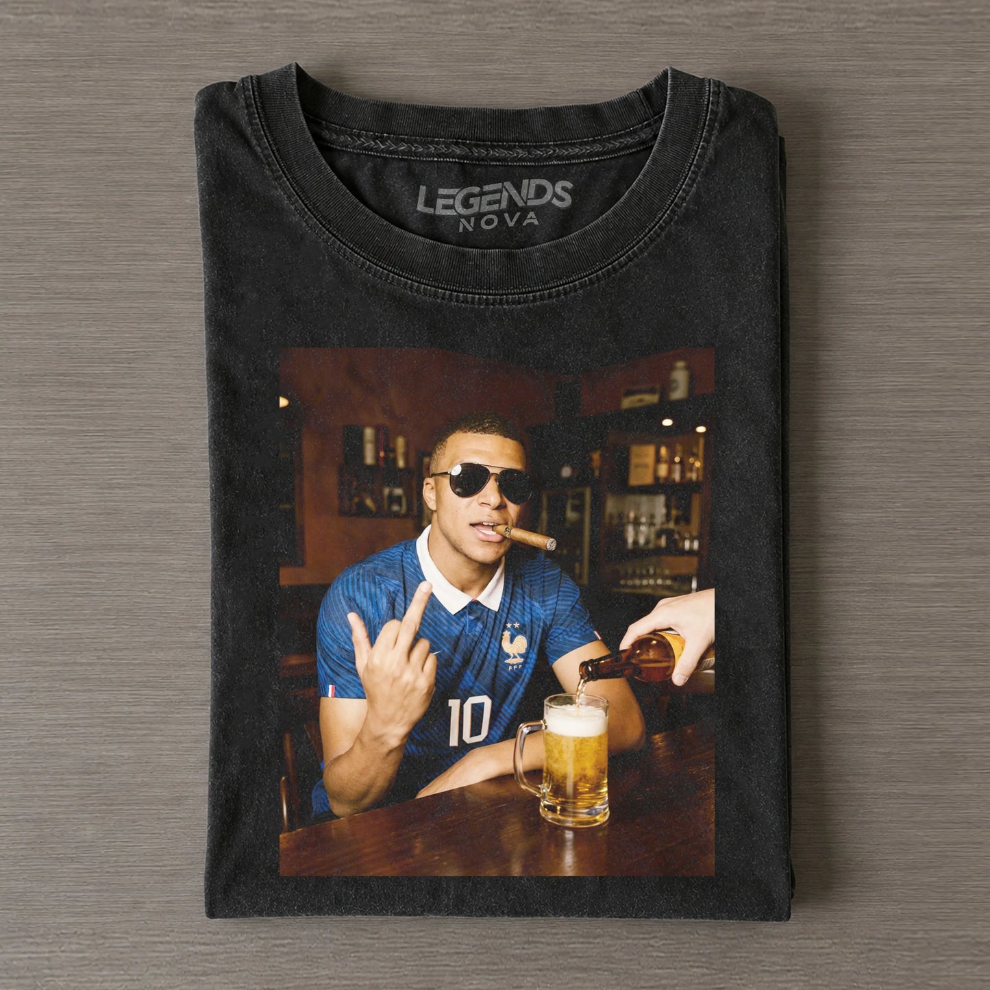 Kylian Mbappé France Funny Vintage Tee