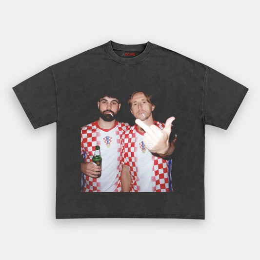 Croatia Football Style Tee