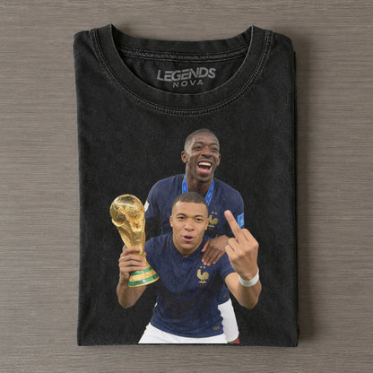 Kylian Mbappé & Ousmane Dembélé France 2026 World Cup Vintage T-Shirt
