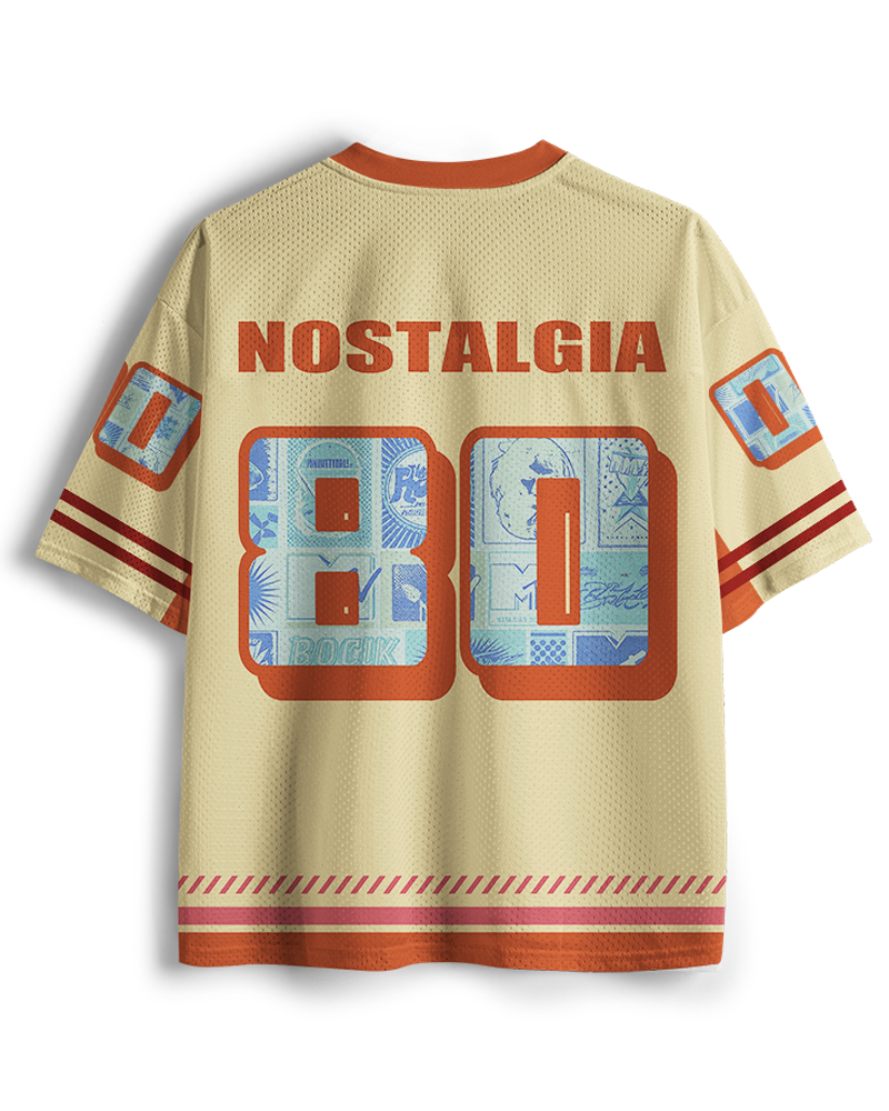 TheRetroTee I Am This Old Vintage Nostalgie Kassette 1980er Jahre Mesh Trikot