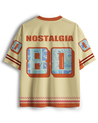 TheRetroTee I Am This Old Vintage Nostalgie Kassette 1980er Jahre Mesh Trikot