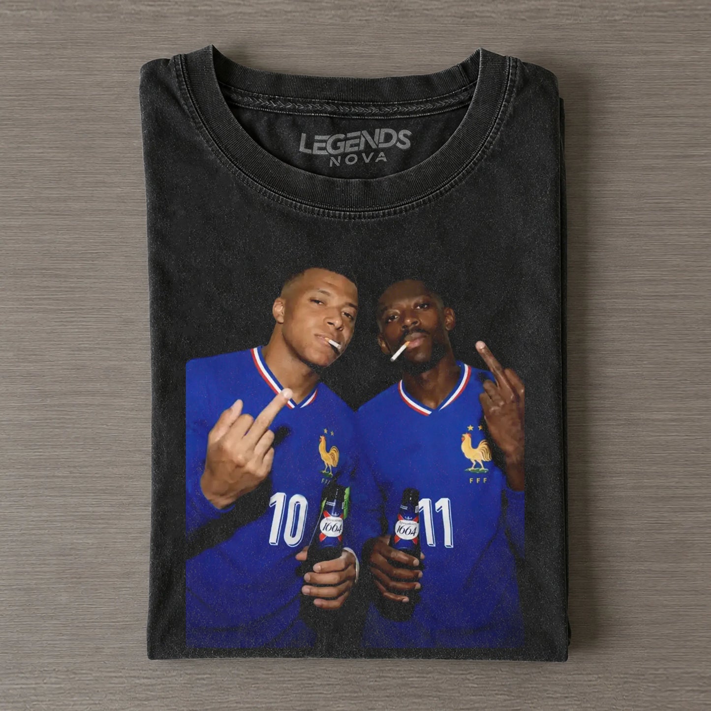 Ousmane Dembélé & Kylian Mbappé France Team Tee