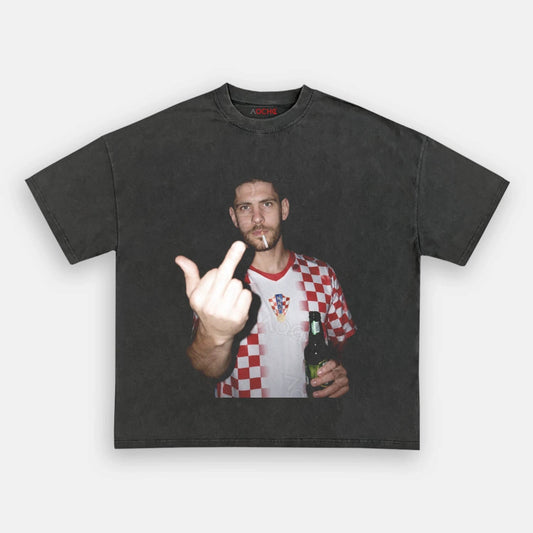 Croatia Football Style Tee