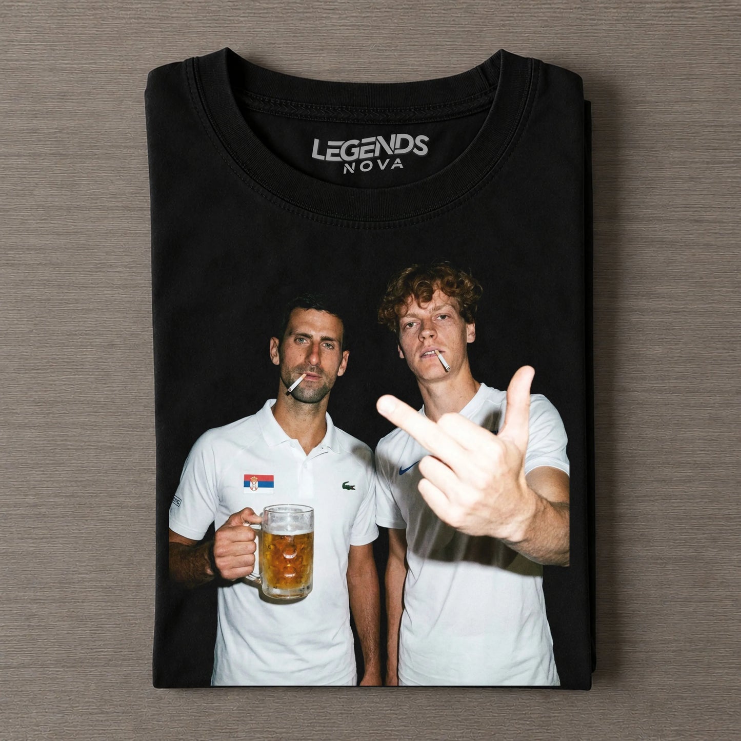 Wimbledon 2026 Men's Singles Germany Novak Djokovic & Italy Jannik Sinner T-shirt