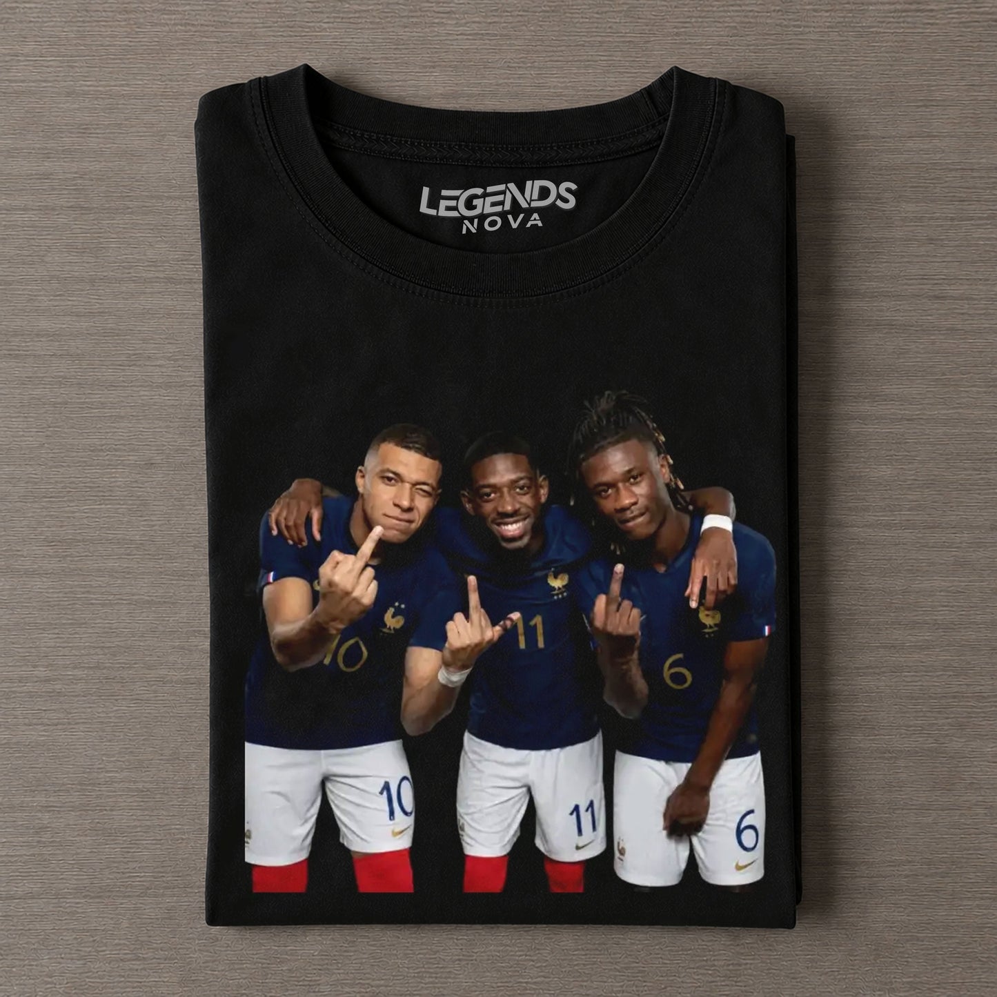 Kylian Mbappé & Michael Olise & Rayan Cherki & Aurélien Tchouaméni France Team Tee