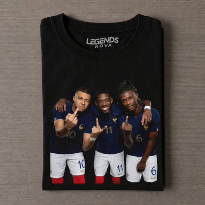 Kylian Mbappé & Michael Olise & Rayan Cherki & Aurélien Tchouaméni France Team Tee