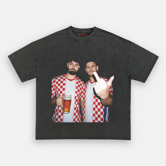 Croatia Football Style Tee