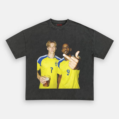 Sweden Football Style Tee 2.4