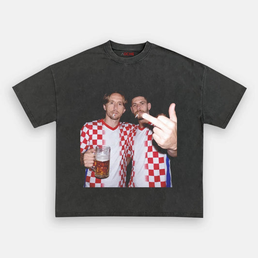 Croatia Football Style Tee